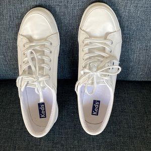Keds white shoes size 8